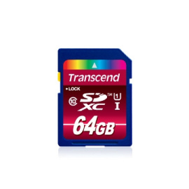 Transcend SD Card SDXC 64GB Class 10 / UHS-I