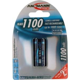 Ansmann NiMH Micro/AAA 1100mAh 2x