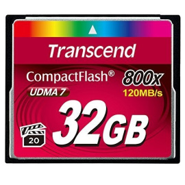 Transcend CompactFlash 800x 32 GB [TS32GCF800]