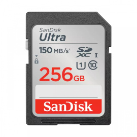 SanDisk Ultra SDXC 256 GB (150 MB/s, UHS-I) [SDSDUNC-256G-GN6IN]