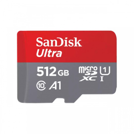 SanDisk Ultra microSDXC 512 GB (150 MB/s, A1) [SDSQUAC-512G-GN6MA]