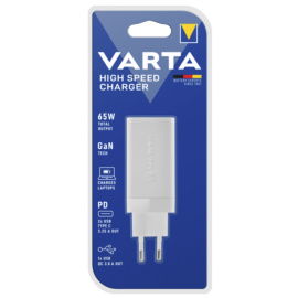 Varta High Speed Charger 65 W GaN (2x USB-C, 1x USB-A) (57956 101 401)