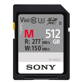 Sony SDXC 512 GB (R277, W150, UHS-II, U3 V60) (SFM512.SYM)